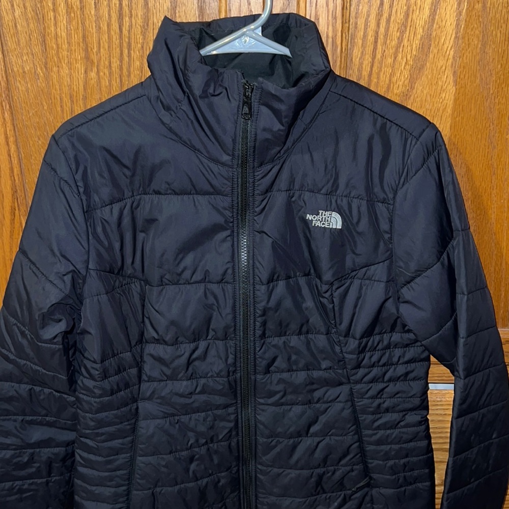 Women’s The North Face Size M Black Winter Bubble Full-Zip Jacket